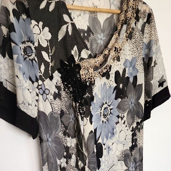 Vintage Spencer Alexis sheer overlay dress - Picture 6 of 7